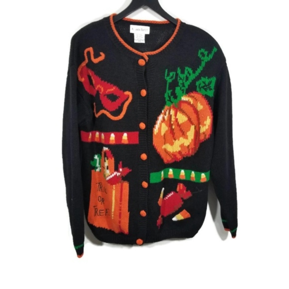 Alexandra Bartlett Ugly Halloween  Sweater L